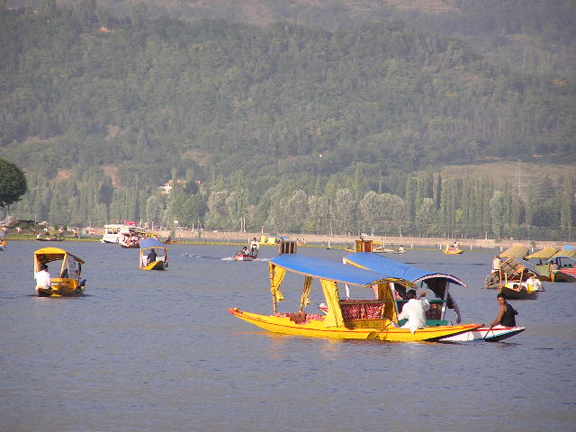 Skikaras on Dal Lake